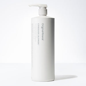O&M CONQUER BLONDE SILVER SHAMPOO (1L)