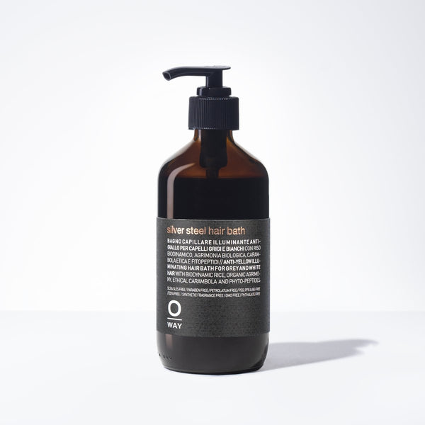 OWAY SILVER STEEL HAIR BATH